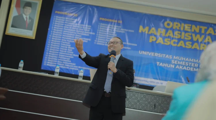 Orientasi Mahasiswa Baru Pascasarjana UMS, Tekankan Tanggungjawab Intelelektua