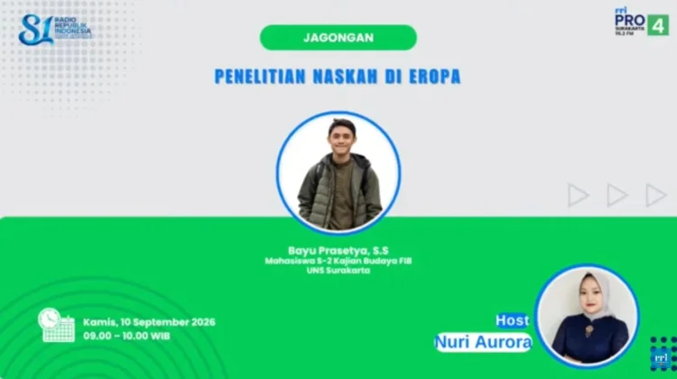 Telusuri Naskah Nusantara, Bayu Prasetya Ungkap Tantangan Penelitian di Belanda