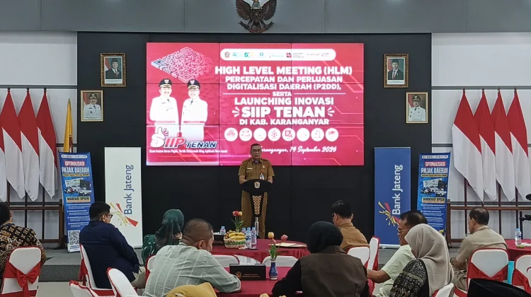 Percepat Digitalisasi Daerah, Pemkab Karanganyar Luncurkan Aplikasi Siip Tenan