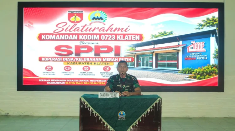Sukseskan Program KDKMP, Dandim 0723/Klaten Beri Pengarahan 215 SPPI