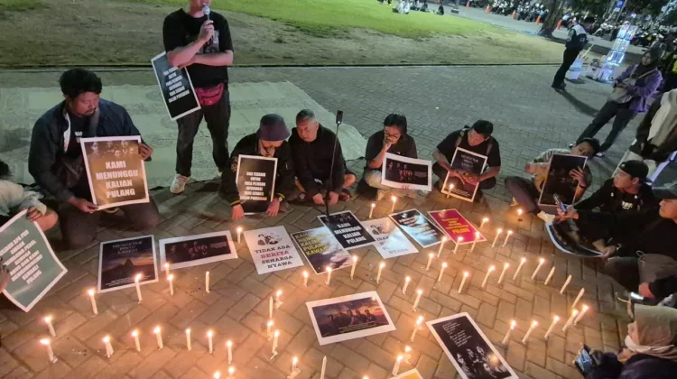 PFI Bersama AJI dan PWI Surakarta Gelar Doa Bersama Jurnalis Hilang di Krakatau