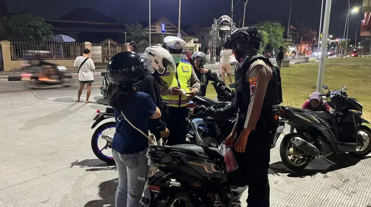Polresta Surakarta Amankan 47 Motor Knalpot Brong dalam Operasi Malam Minggu