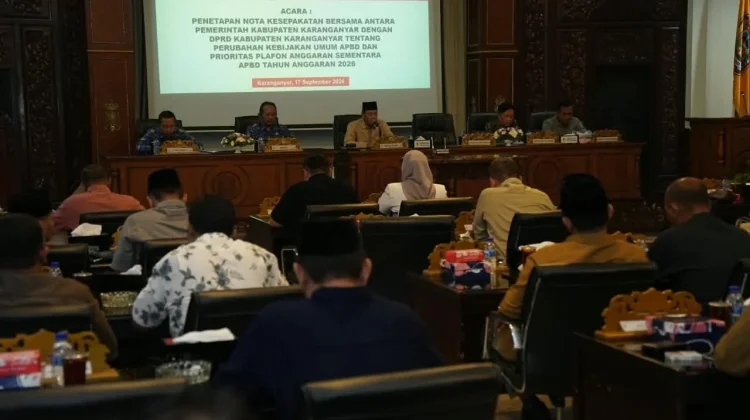 Pemkab dan DPRD Karanganyar Sepakati Perubahan KUA-PPAS APBD 2026