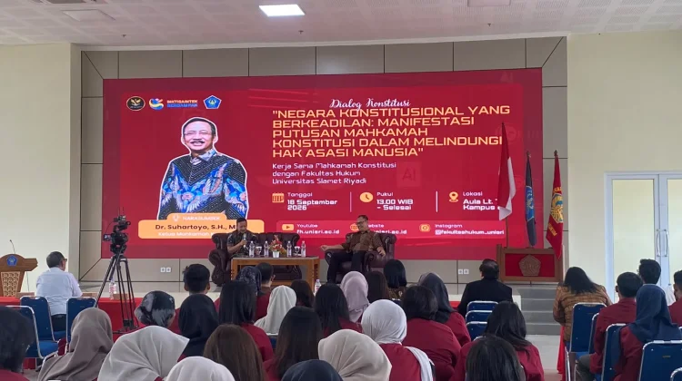 Unisri dan MK Gelar Dialog Konstitusi Bahas Perlindungan HAM
