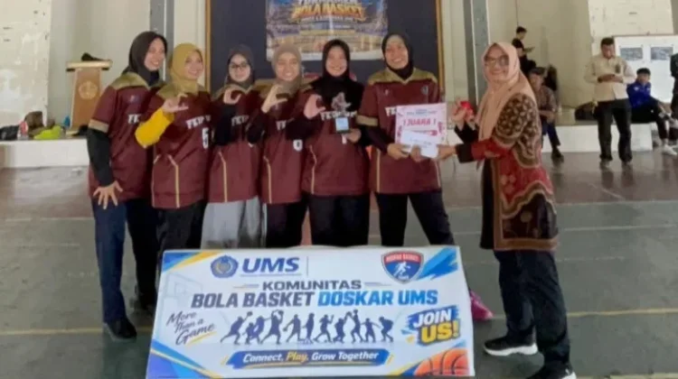 Turnamen Basket Meriahkan HUT ke-68 UMS, FKIP Berjaya di Kategori Putra dan Putri