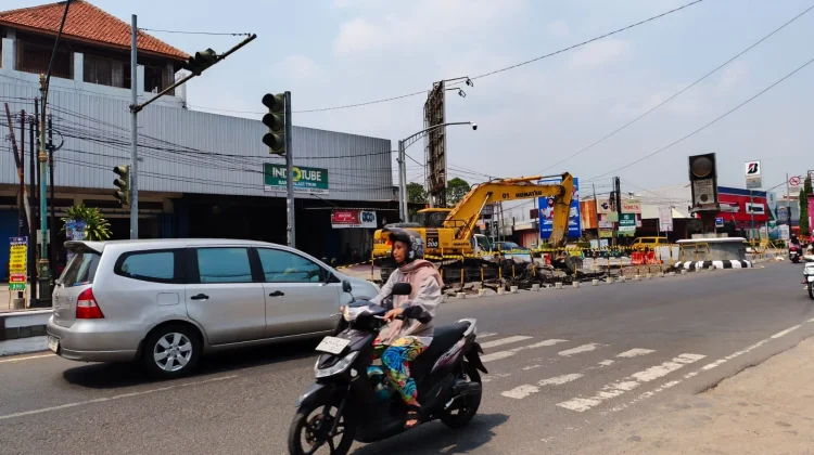Perbaikan Jalan Provinsi, Dishub Sragen Rekayasa Lalu Lintas di Jalan Sukowati