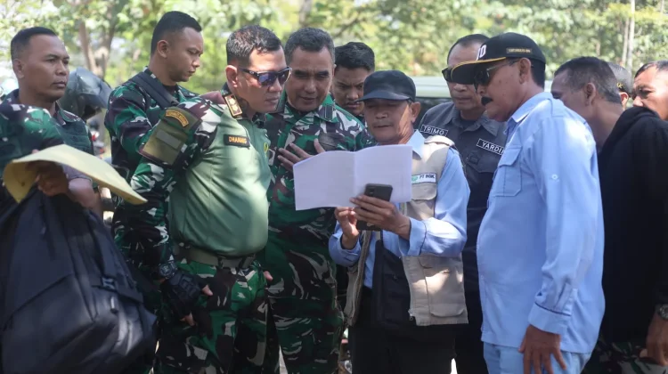 Dandim Karanganyar Cek Rencana Pembangunan Yonif TP 450/Satria Surajaya di Kemuning
