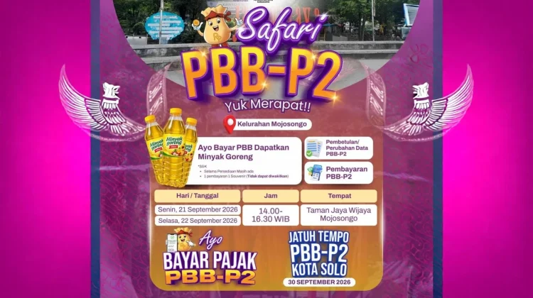 Bapenda Kota Solo Gelar Safari PBB-P2 di Mojosongo Berhadiah Minyak Goreng