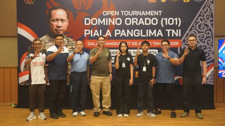 Danrem Buka Turnamen Domino ORADO 101 Piala Panglima TNI di Solo