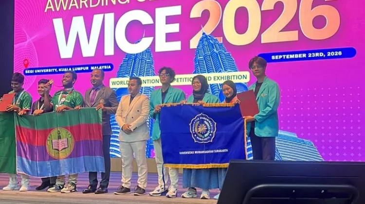 Mahasiswa UMS Raih Silver Medal WICE 2026