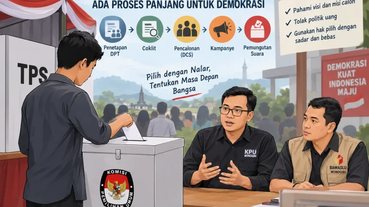 Nalar Pemilih Jadi Kunci Demokrasi Berkualitas Wonogiri