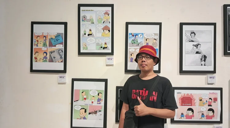 Komik Strip Sarpo Pulut Potret Realitas Sosial Warga Lewat Humor Satir