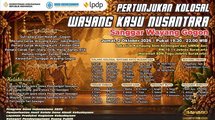 Festival Wayang Kayu Nusantara Hadirkan Inovasi Wayang Purwa.