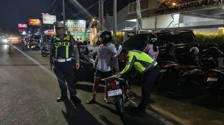 Knalpot Brong Bikin Bising, 5 Sepeda Motor Ditilang Polres Karanganyar