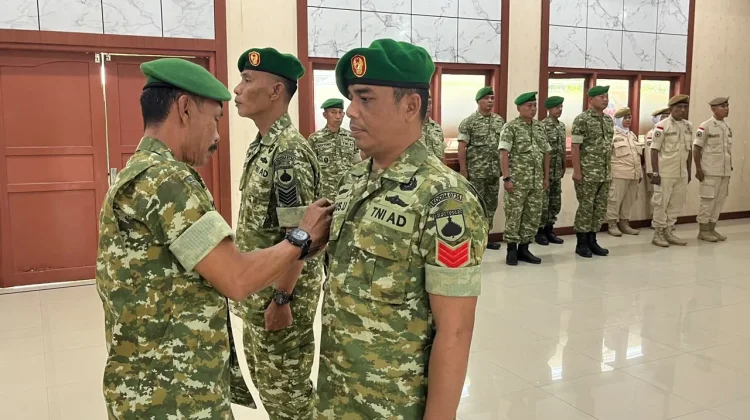 Puluhan Prajurit Kodim Surakarta Naik Pangkat, Dandim: Tingkatkan Pengabdian