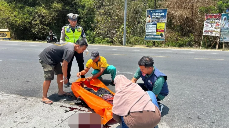 Kecelakaan Maut Truk vs Sepeda Motor di Jalur Sragen-Ngawi, Satu Pengendara Tewas