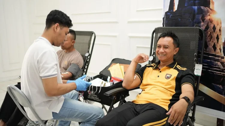 HUT Propam ke-24, Polresta Klaten Kumpulkan 55 Kantong Darah