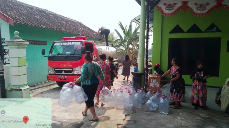Krisis Air Minim, BPBD Karanganyar Catat Permintaan Air Bersih Turun
