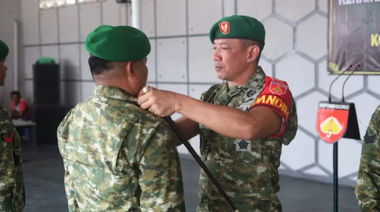 Prajurit Kodim Karanganyar Naik Pangkat, Dandim Minta Tingkatkan Integritas