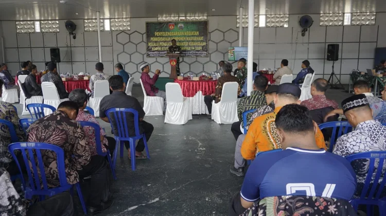 Perkuat Wasbang, Kodim Karanganyar Gelar Sosialisasi Komponen Masyarakat