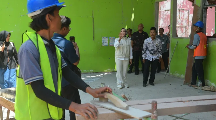 Wabup Boyolali Tinjau Progres Revitalisasi SD Negeri Ketoyan