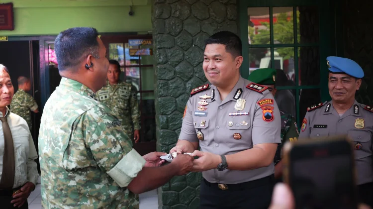 Kapolres Wonogiri Perkuat Sinergitas TNI Polri Tanpa Batas