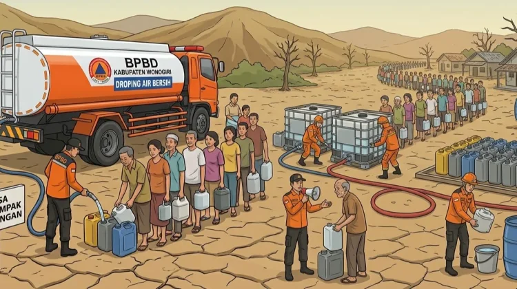 Distribusi Air Bersih Jangkau 14 Kecamatan Wonogiri