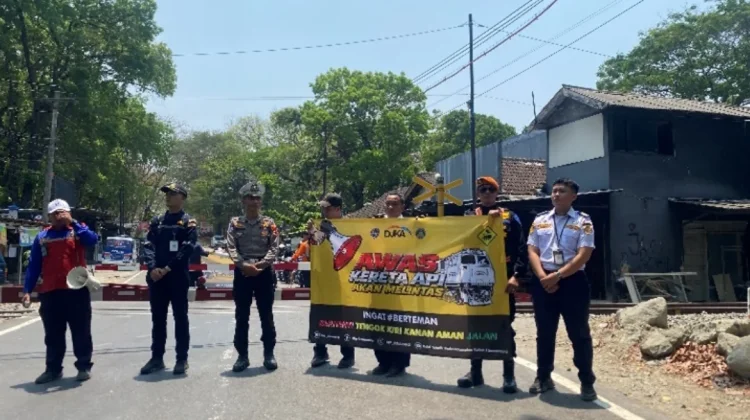 Kampanye BERTEMAN Tekankan Keselamatan Perlintasan Wonogiri
