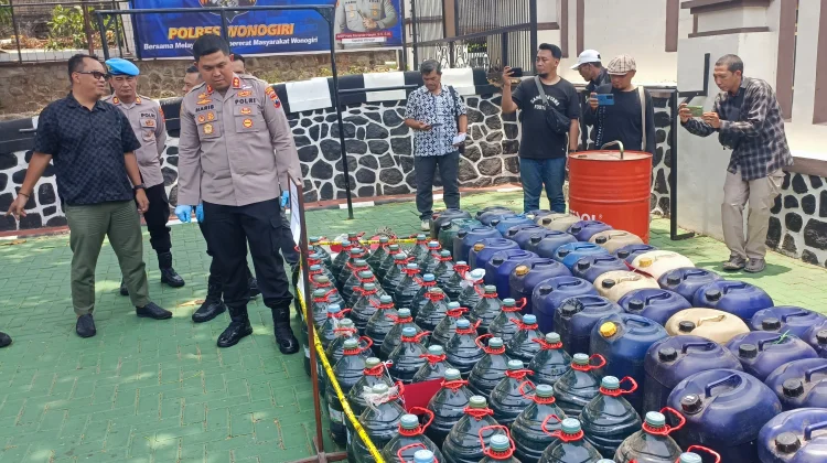 Polres Wonogiri Ungkap Penyelewengan Pertalite Subsidi 2,6 Ton
