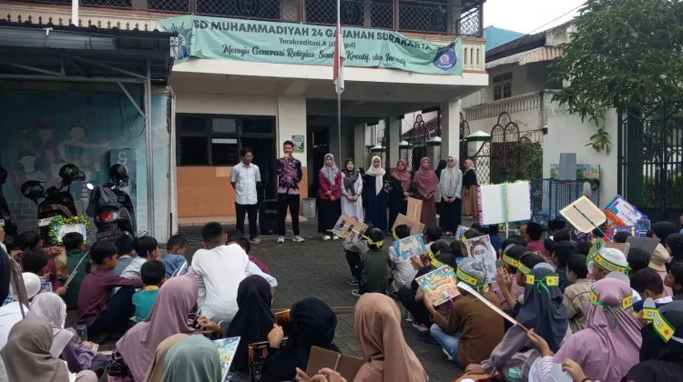 Pawai Tarhib Ramadan SD Muhammadiyah 24 Gajahan