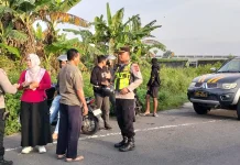 Polsek Ngemplak Sterilkan Fly Over Mojosari dari Knalpot Brong dan Petasan