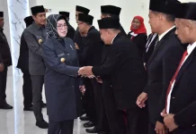 142 Pejabat di Lingkungan Pemkab Sukoharjo Dilantik dan Diambil Sumpahnya