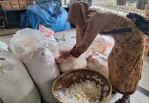 Kolang Kaling dan Cincau Laris Manis di Sejumlah Pasar di Kota Solo