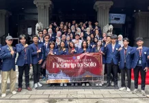 Telusuri Jejak Perjuangan, 54 Mahasiswa HI President University Field Trip ke Solo