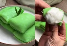Resep Pandan Coconut Crepes ala Thailand