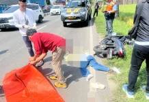 Lakalantas Truk vs Motor di Jalan Sragen-Solo, Perempuan 16 Tahun MD di TKP