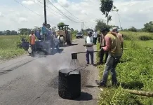 Jelang Lebaran, Perbaikan Jalan Rusak di Klaten Terus Dikebut