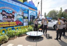 Kapolres Sukoharjo Cek Pos Terpadu Simpang Lima dan Pospam Pandawa