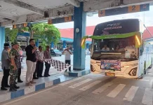 Pemkab Klaten Berangkatkan  Sebelas Bus Jemput Pemudik Gratis