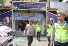 Karolog Polda Jateng Tinjau Pospam Terpadu Sragen, Pastikan Kesiapan Personel