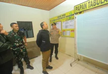 Menjaga Kesiapan Arus Mudik Balik, Respati Tinjau Pos Pengamanan Lebaran