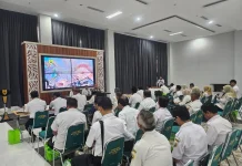 Rapat Monev Perlindungan Jamsostek Ekosistem Desa Kabupaten Sragen 2026