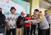 Polres Sukoharjo Salurkan 392 Sak Zakat Fitrah
