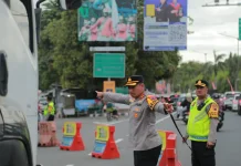 Polres Klaten Intensifkan Rekayasa Lalu Lintas di Perbatasan Klaten–Yogyakarta
