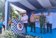 Respati Lepas 12 Bus Balik Gratis Kemenhub dari Terminal Tirtonadi