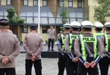 Kapolres Sukoharjo Pimpin Apel Konsolidasi Operasi Ketupat Candi 2026