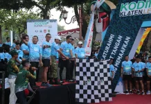 Ribuan Peserta Meriahkan Kodim Klaten Lebarun 2026 di Alun-Alun Klaten