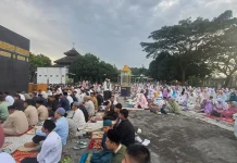 Ribuan Jamaah Ikuti Sholat Ied di Masjid Asrama Donohudan Boyolali