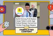 Hoaks, Bahlil Lahadalia Disebut Dorong Kenaikan Harga Token Listrik