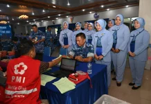 Semangat HUT ke-80 TNI AU, Lanud Adi Soemarmo Gelar Donor Darah Diikuti 309 peserta